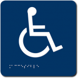 SIA BRAILLE - Tacto visual, alto relieve y Braille. 170x170mm