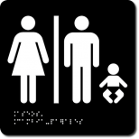 ASEOS. CAMBIA PA&Ntilde;ALES - Pictograma tacto visual, alto relieve y Braille. 170x170x3,2mm