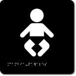 CAMBIA-PA&Ntilde;ALES - Pictograma tacto visual, alto relieve y Braille. 170x170x3,2mm